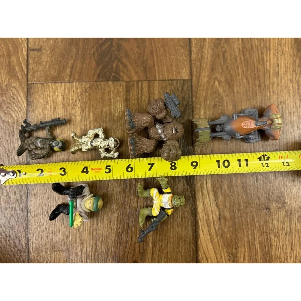 Playskool Star Wars Galactic Heroes Lot Endor Luke C-3PO Chewbacca Bounty Hunter